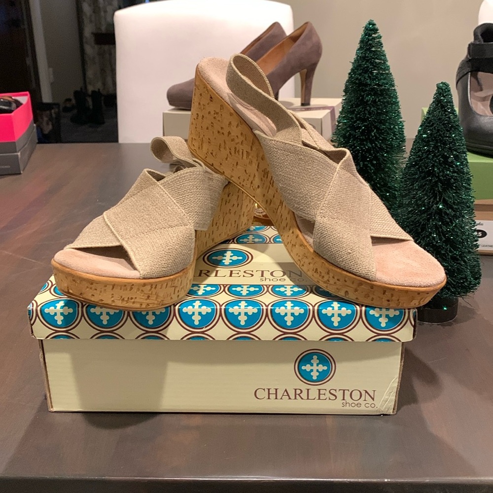 Charleston Shoe Co. Wedge Sandal size 10